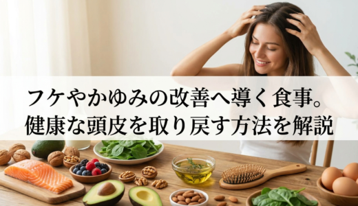 フケやかゆみの改善へ導く食事。健康な頭皮を取り戻す方法を解説